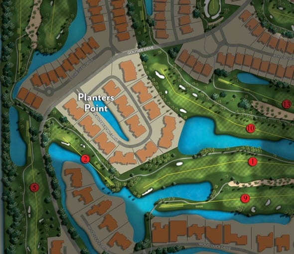 Site Map of Planters Point at Boca West