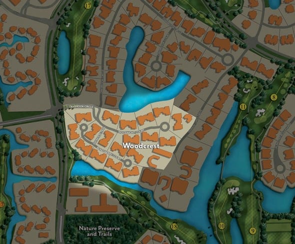 Site Map of Woodcrest